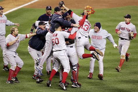 The curse on the red sox is lifted